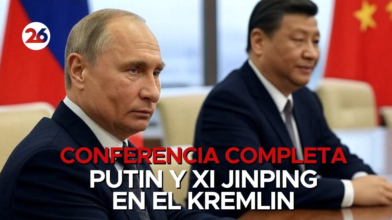 Conferencia COMPLETA de PUTIN y XI JINPING en el Kremlin (EN ESPAÑOL)