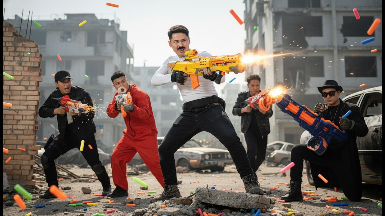 LTT Game Nerf Guns : SEAL X odkrywa przestępczą operację Viper Vanguard za pomocą elitarnych wyrz...