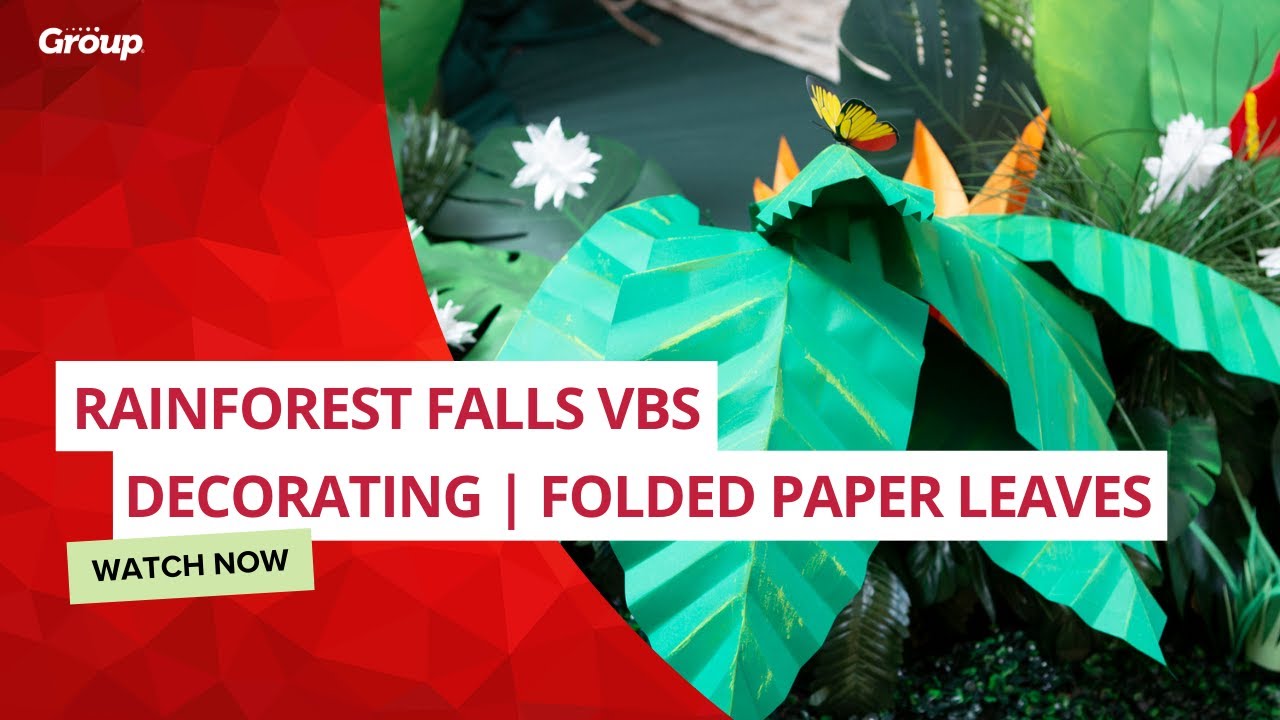 Основной набор Rainforest Falls | Листья из сложенной бумаги