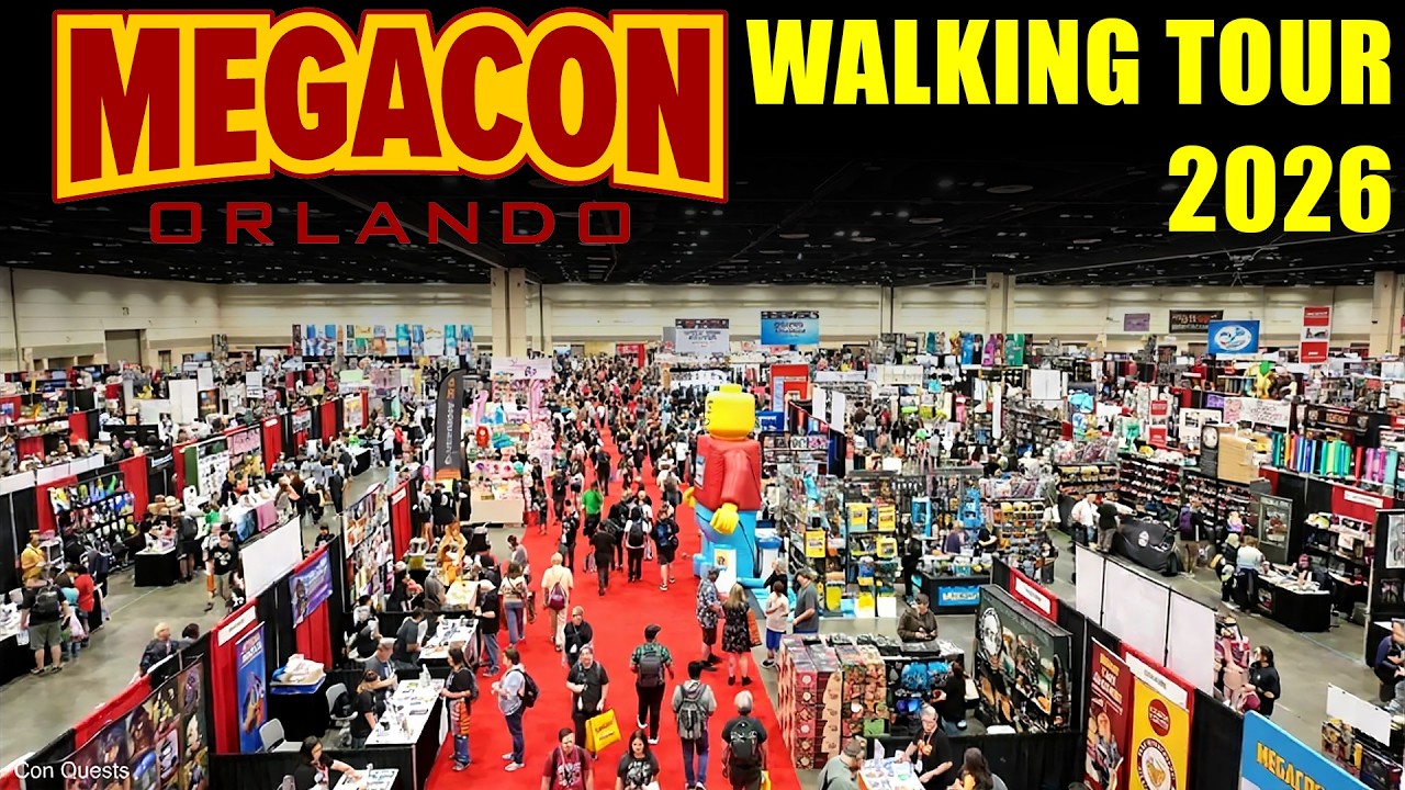 MegaCon 2026 - Orlando Florida - Show Floor Full Walkthrough  Walking Tour 4k