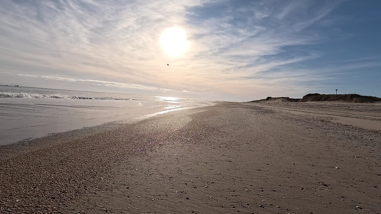 Hatteras Island Sunny Afternoon @ Beach 20260112 1523: Nature Sounds and Visuals, Calming & Relaxing