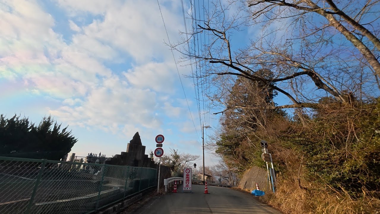 [4K 車載動画] 大阪府池田市 五月山ドライブウェイ