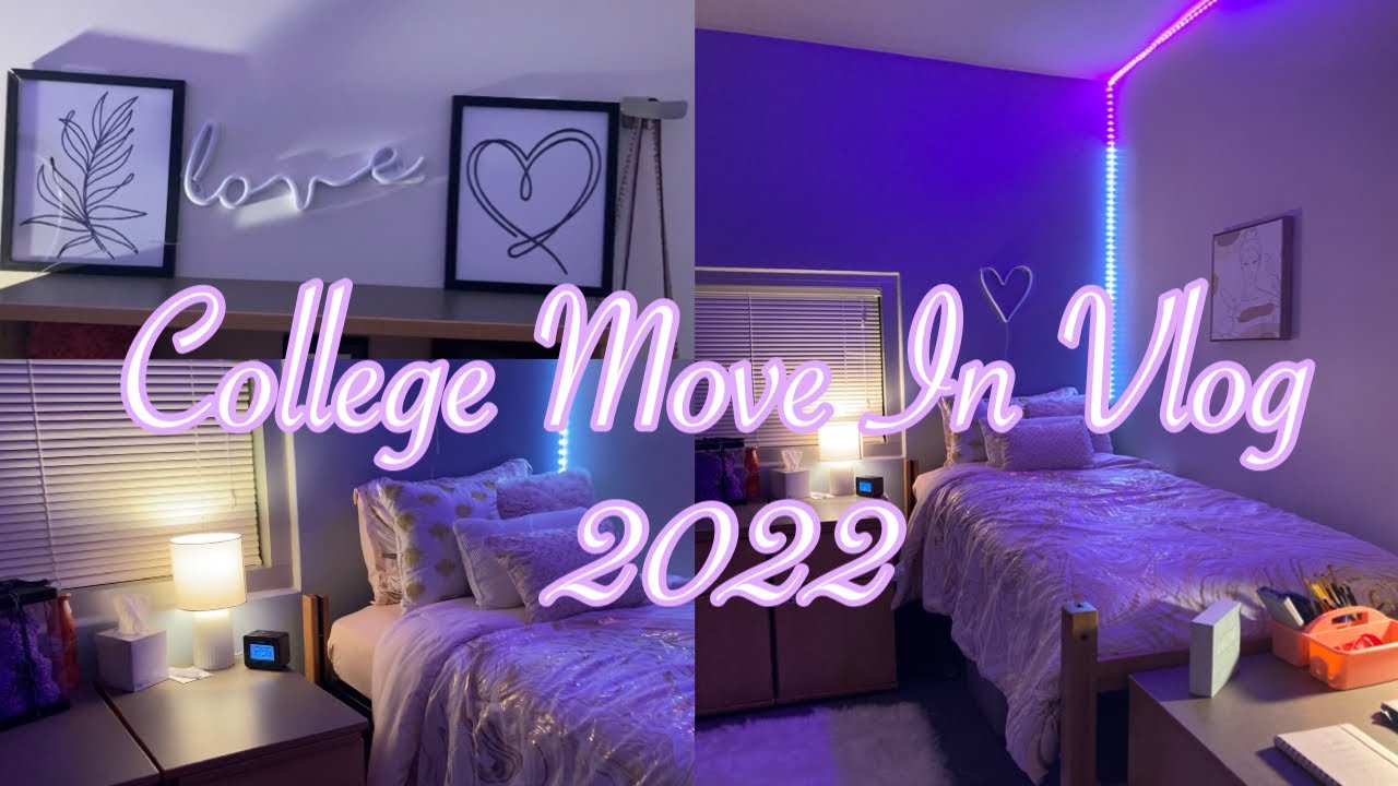 College Diaries: Move In Day!!🤍💜 #houstontexas #collegevlogs #collegefreshman #universityofhouston