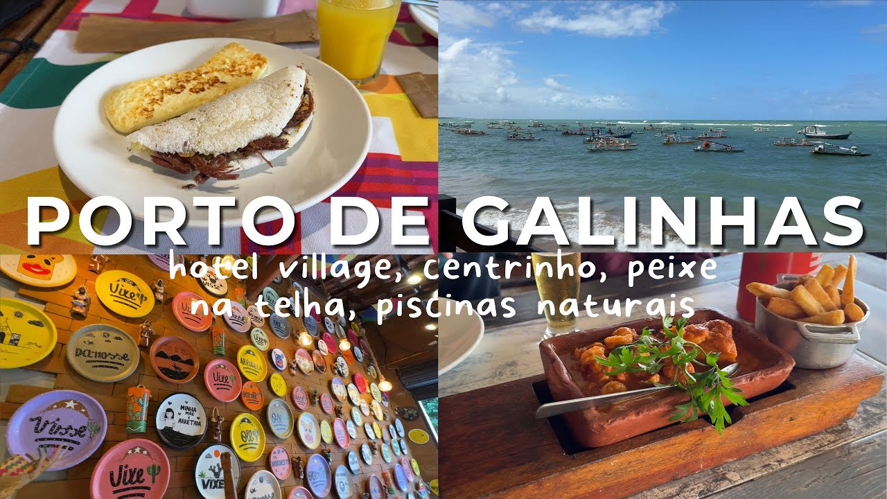 VLOG DE VIAGEM | Porto de Galinhas - restaurante peixe na telha #ep3