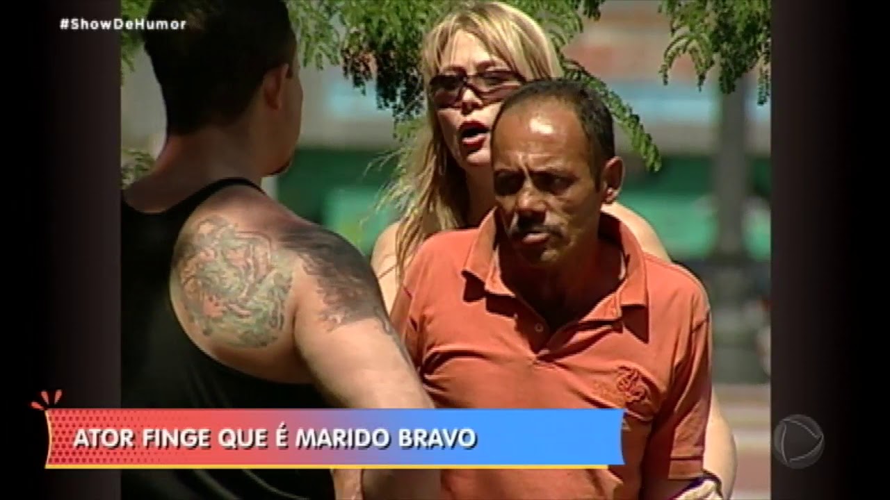 Marido ciumento rouba a cena em pegadinha