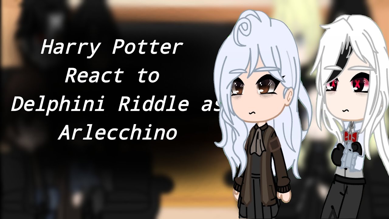 Rus/Eng || Harry Potter react to Delphi Riddle as Arlecchino || AU