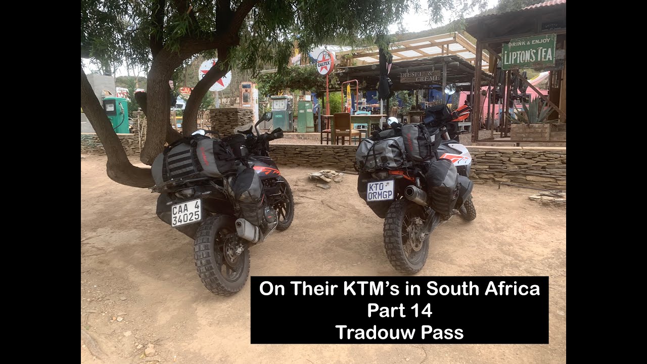 On Their KTM's in South Africa  - Part 14 Tradouw Pass