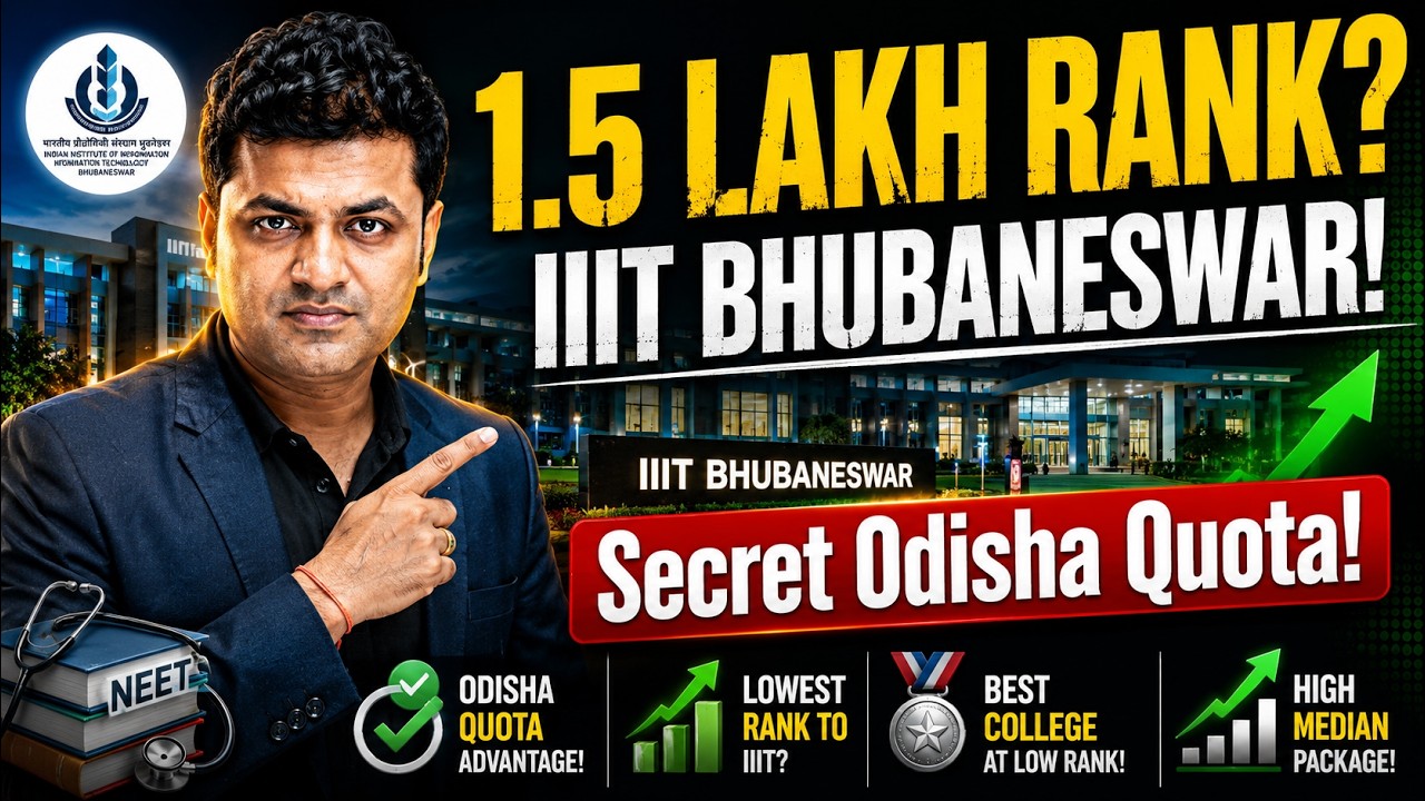 The TRUTH About IIIT Bhubaneswar 2026! | 10 LPA Package at 1.5 Lakh Rank? | Placements, Fees, Cutoff