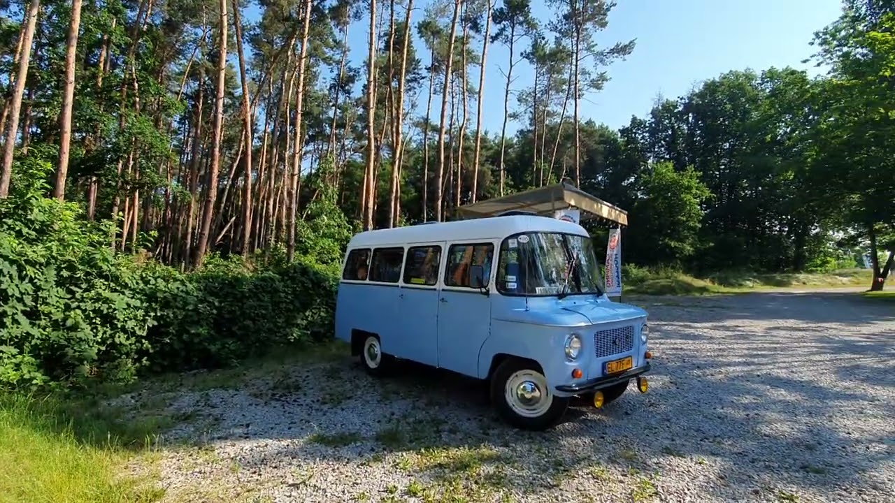 Vanlife in Poland. Classic RVs and sun at Camp4U near Wrocław.
