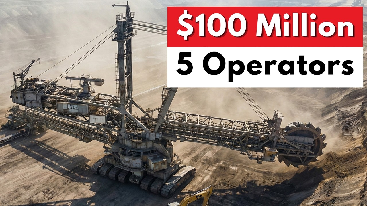 The Largest Land Vehicle Ever Built (It Eats Mountains)