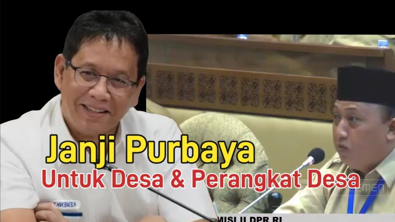Janji Menteri Keuangan Untuk Desa dan Perangkat Desa