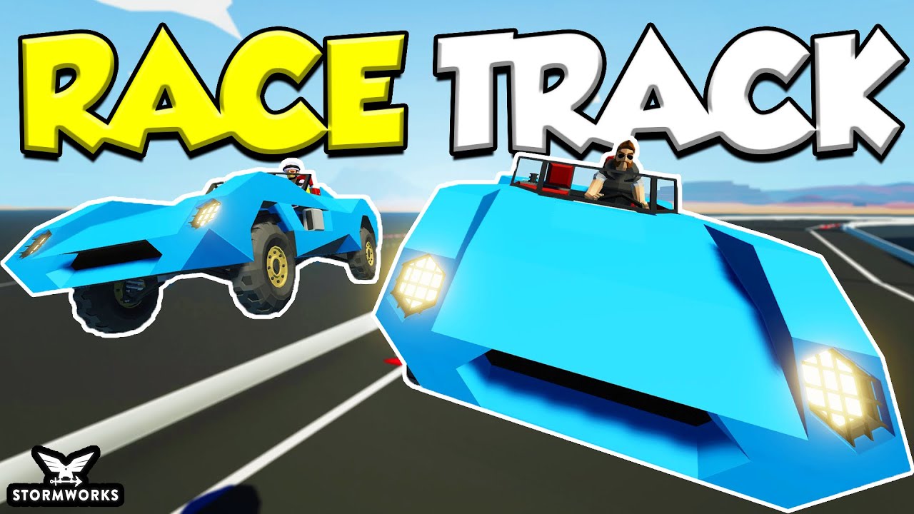 WE TRIED THE ULTIMATE RACE TRACK! - Stormworks Multiplayer Race - Stormworks Multiplayer Gameplay