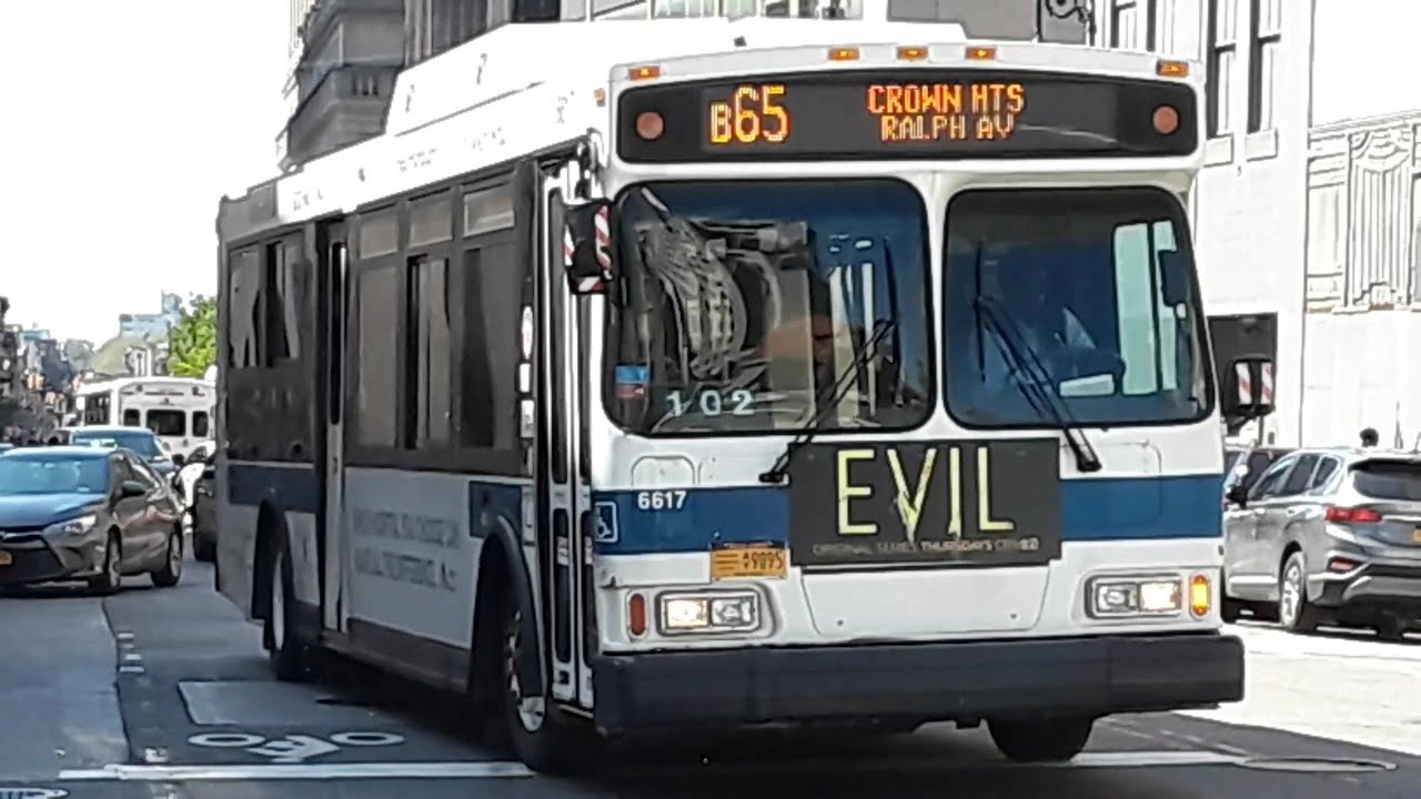 MTA: 2005 Orion VII 07.501 Gen-2 OG Hybrid-Electric Low Floor [6617] B65 bus