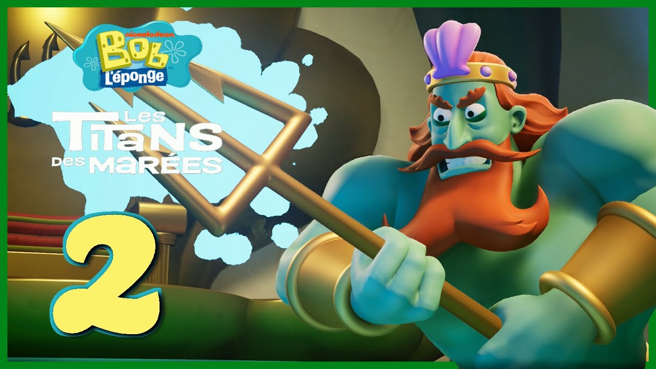 Bob l'éponge: les Titans des marées l Partie 2 Walkthrough Gameplay FR 4K