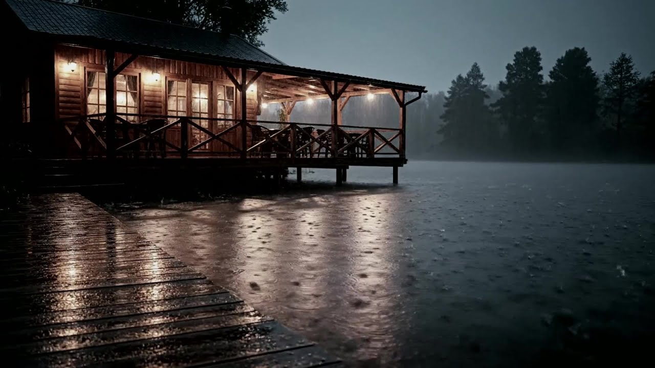 No Ads Rain Sounds for Sleeping - ASMR Rain and Thunder Sounds For Sleeping, Relaxing #DOS102