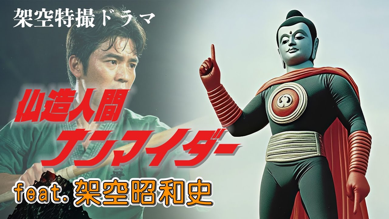 【架空昭和史】仏造人間ナンマイダー OP 「導け！ナンマイダー」（TVサイズ） #架空昭和史　#ai音楽  #ai特撮 #ai生成 #AIドラマ