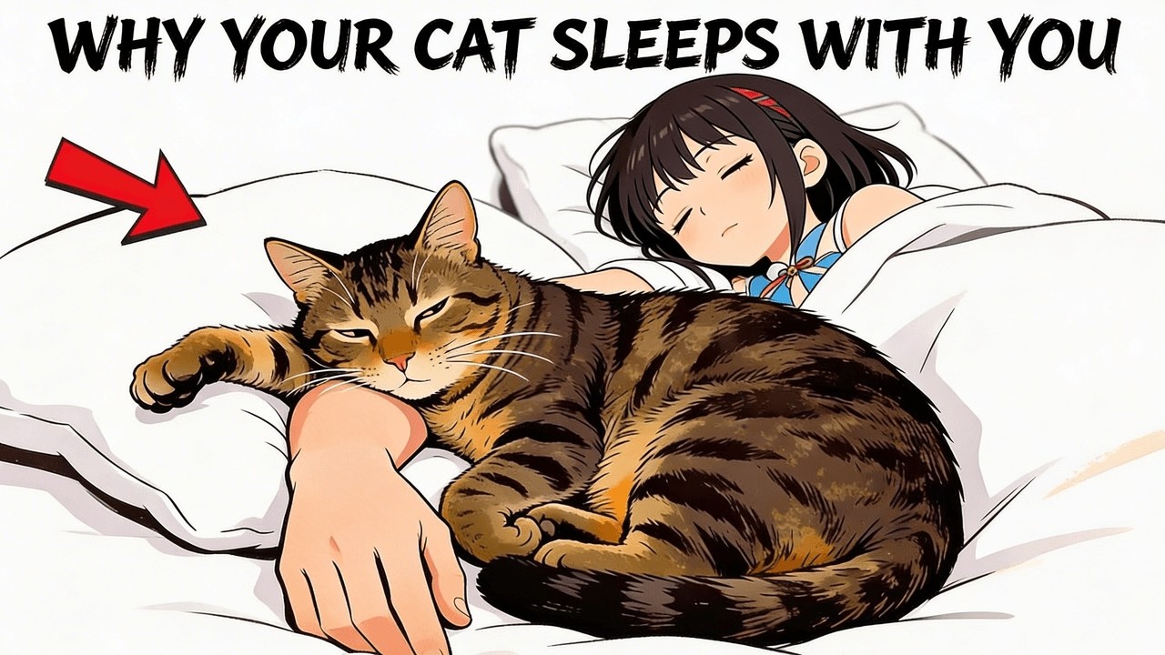 If Your Cat Sleeps With You, This Is What It Really Means!