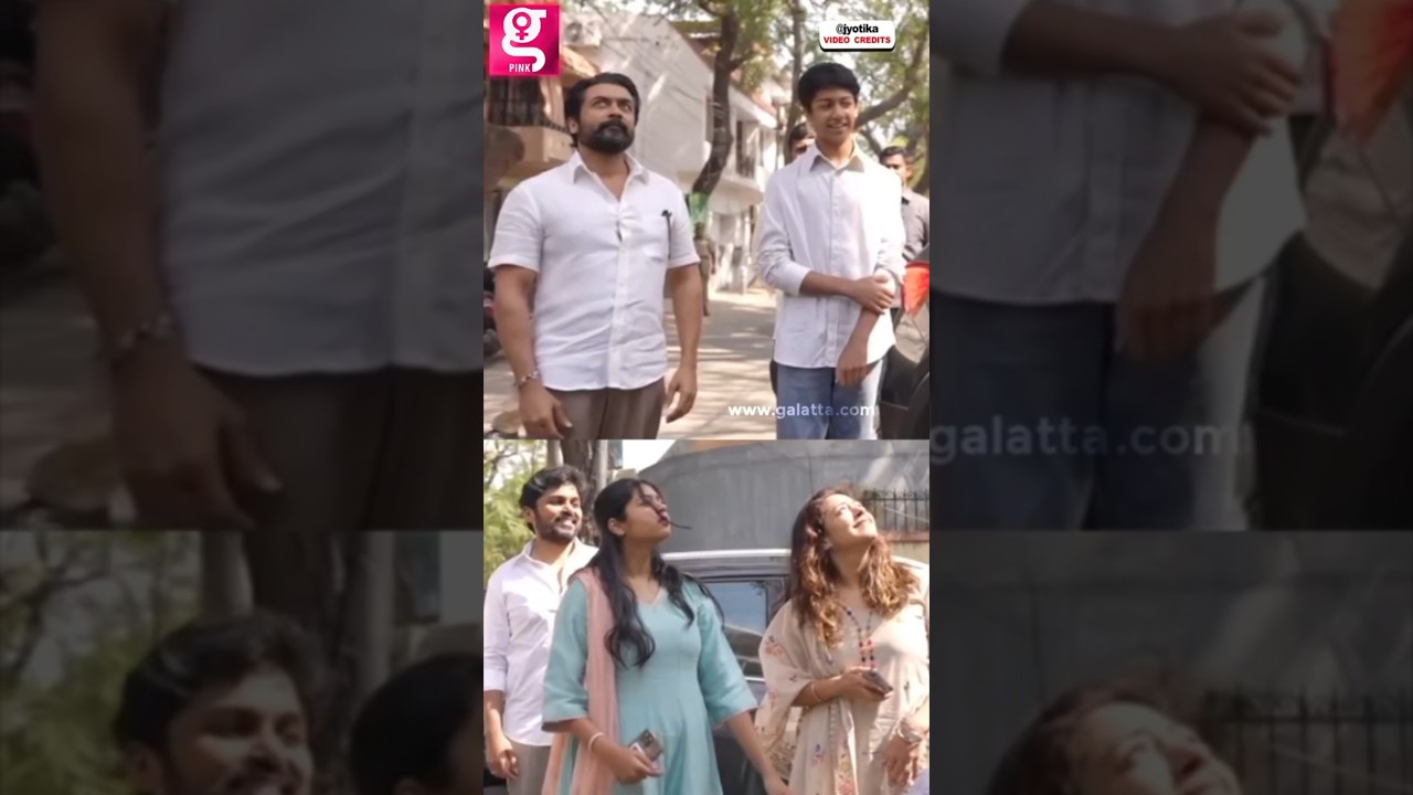 Suriya, Jyothika ,Karthi, Sivakumar💥with family in inauguration of Agaram new office