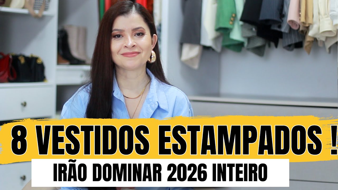 8 VESTIDOS ESTAMPADOS QUE IRÃO DOMINAR 2026 *SHEIN*