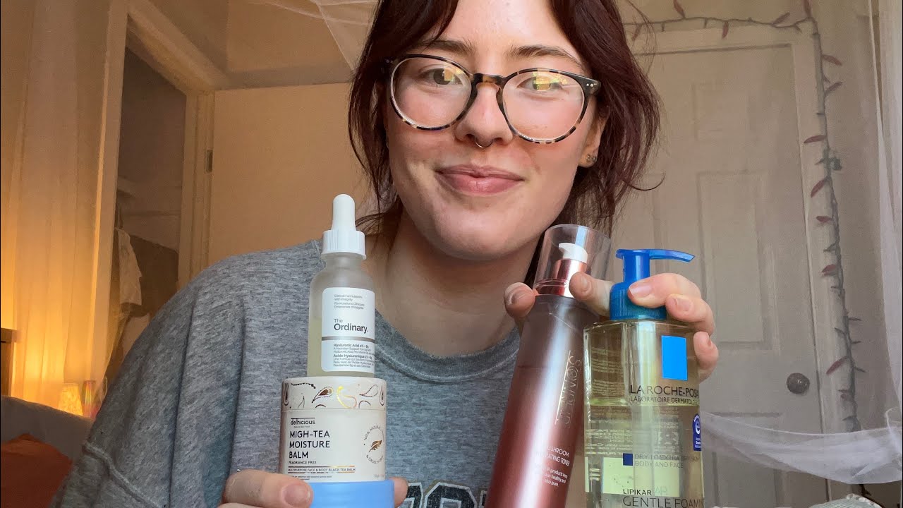 Skincare routine ASMR
