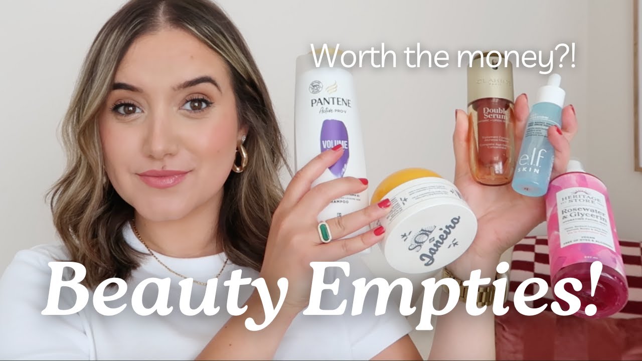 BIG BEAUTY EMPTIES Products I’ve Used Up | Skincare, Hair, Makeup & More 2025 | A Little Obsessed