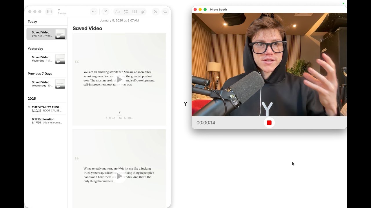 Y: a self talk experiment (2/100)