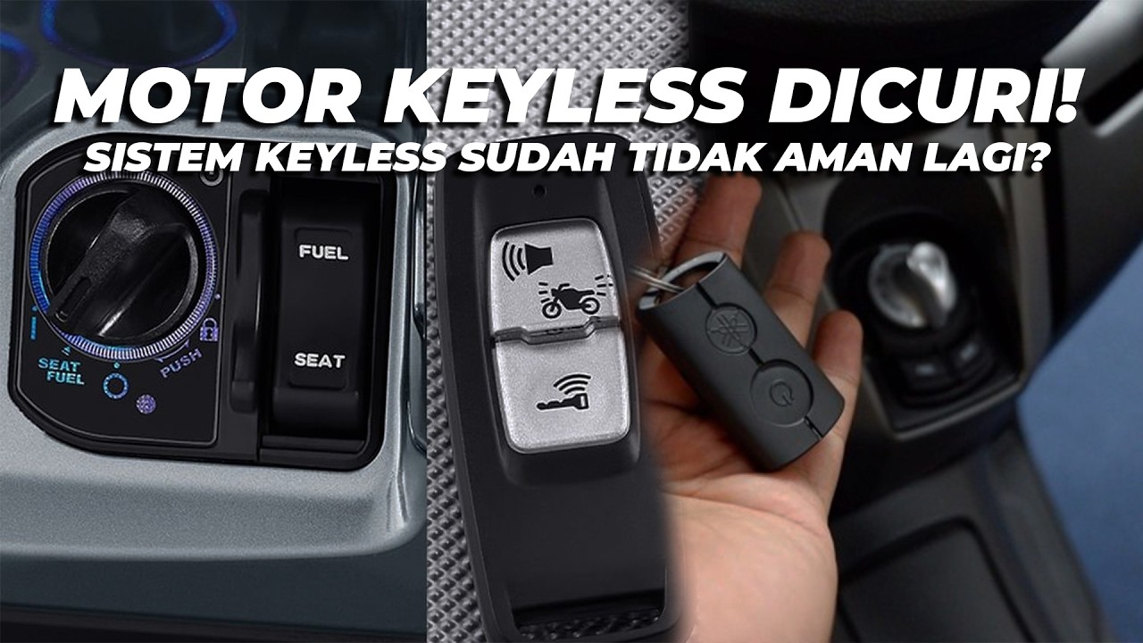 WASPADA! MOTOR MATIC KEYLESS SUDAH BISA DIBOBOL MALING!