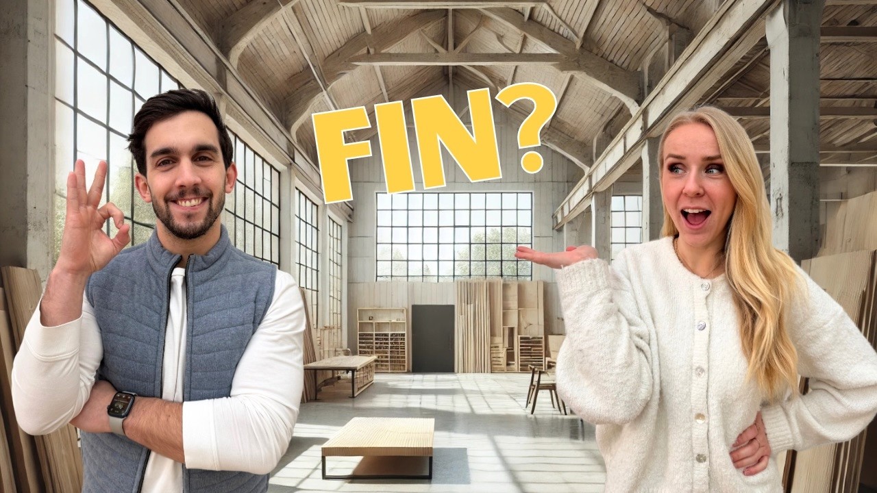 FIN DE LA RENOVATION? Cuisine / Béton ciré / Parquet - VLOG Rénovation Hangar #65