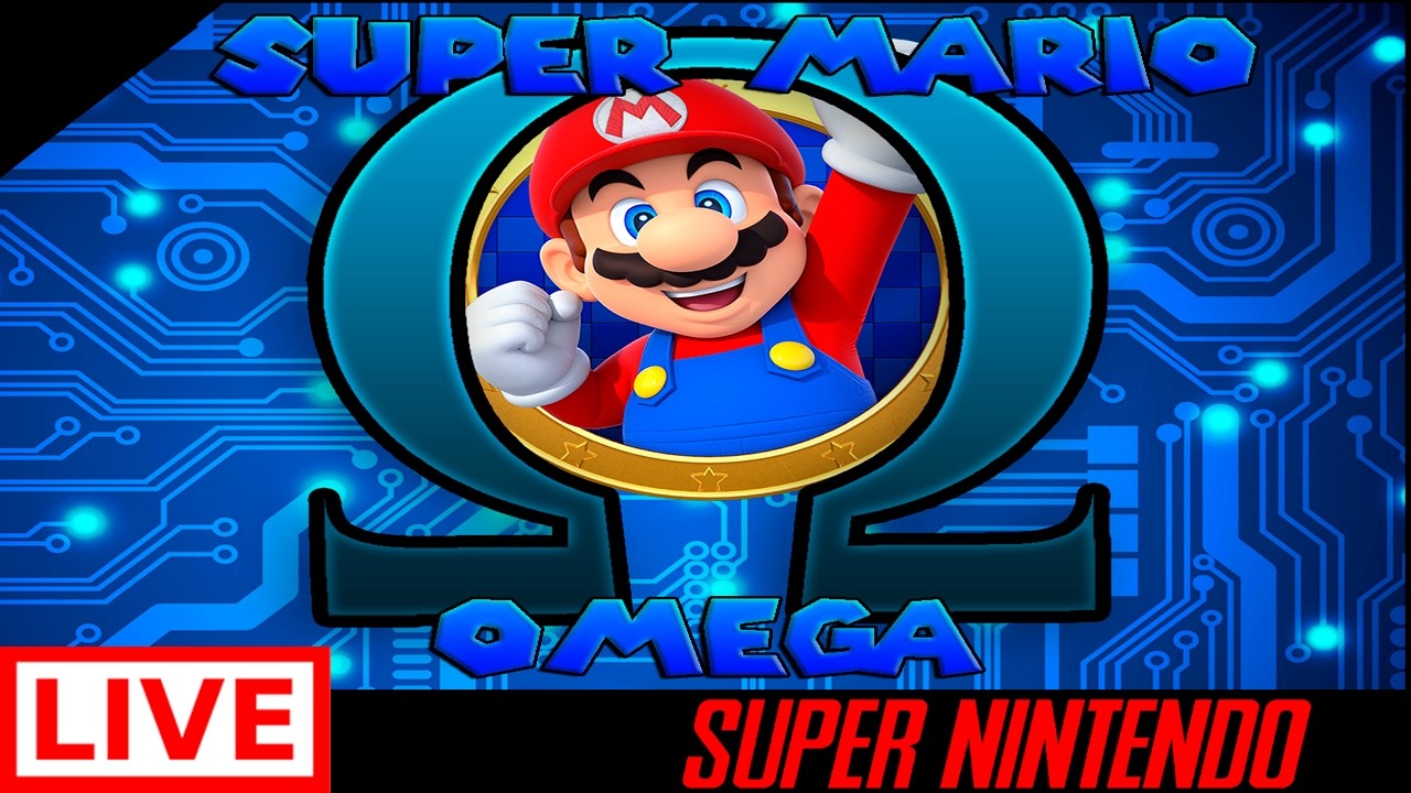 🔴Super Mario World Hack Rom: Super Mario Omega 100%  [ AO VIVO ]