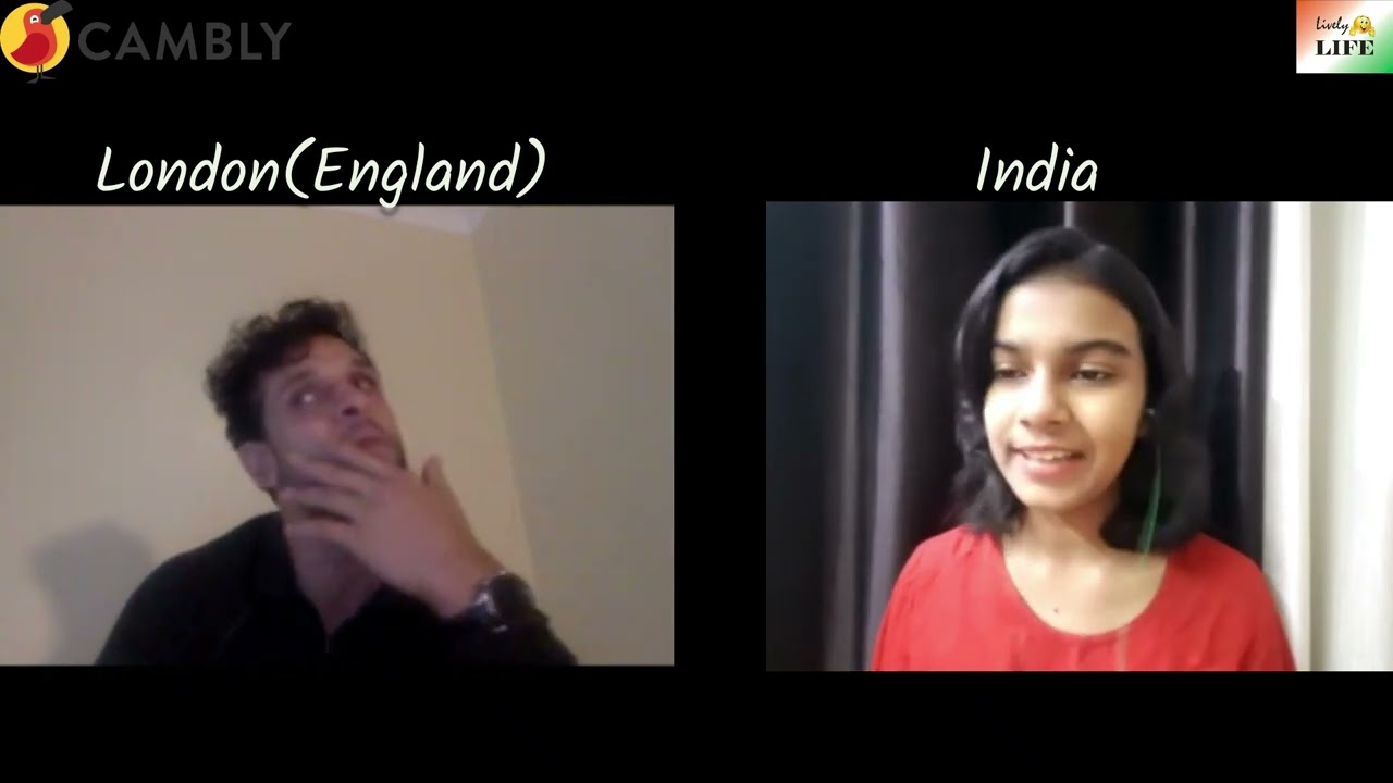 Cambly English Conversation #46 with lovely tutor from England | Adrija Biswas