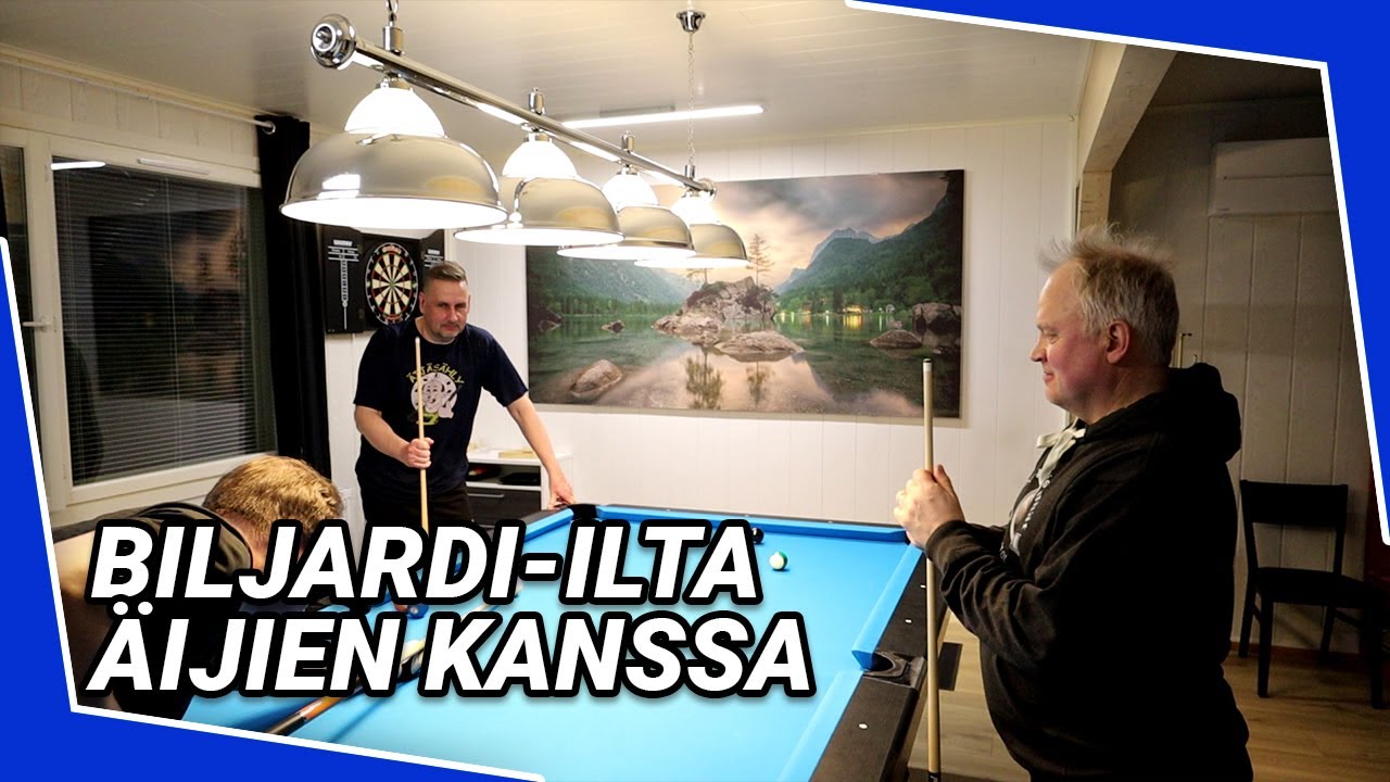 Biljardi-ilta &auml;ijien kanssa