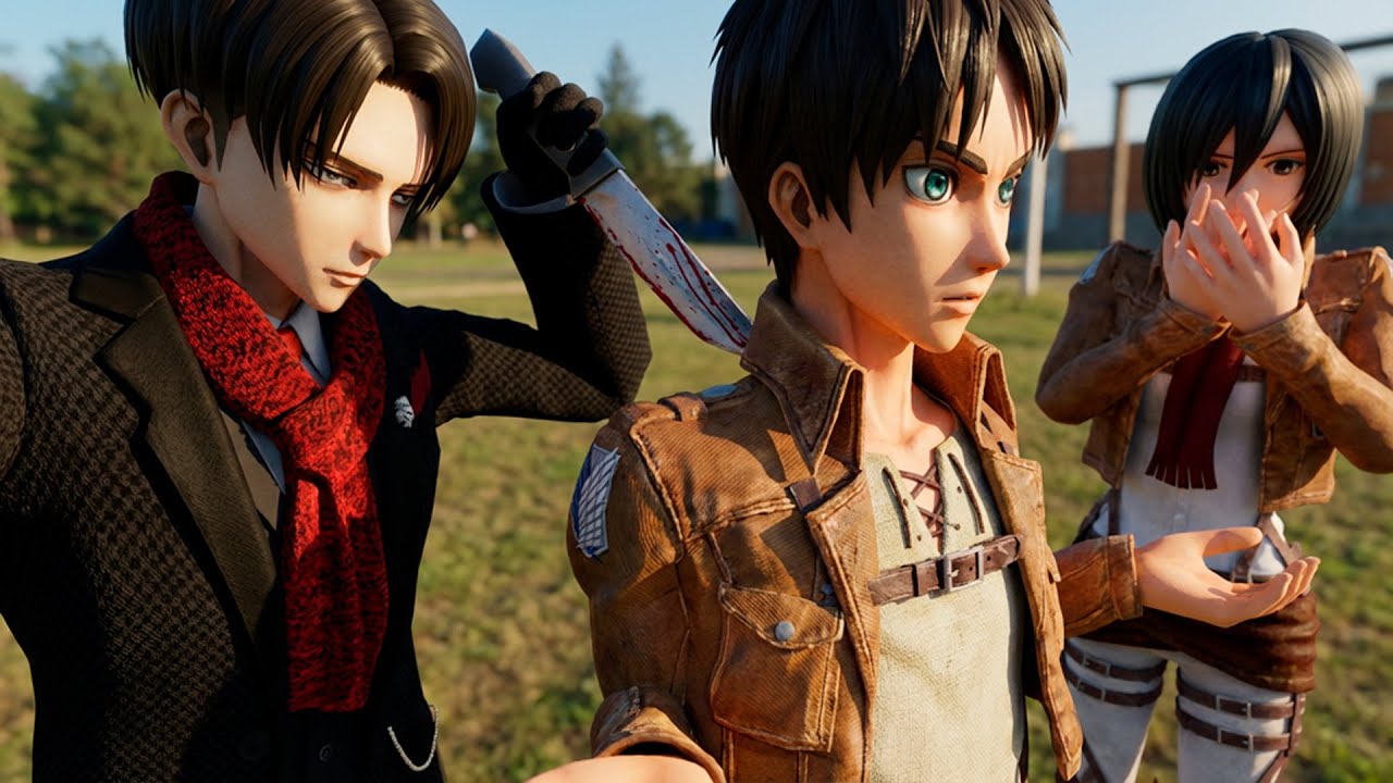 EREN ROUBOU UM BEIJO DO LEVI... (AOT VR)