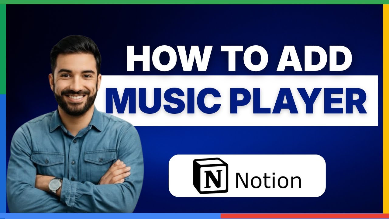 How to add music player to Notion video[FULL GUIDE]