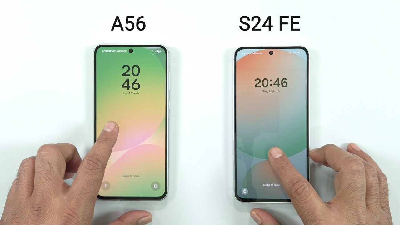 Samsung A56 vs Samsung S24 FE - SPEED TEST