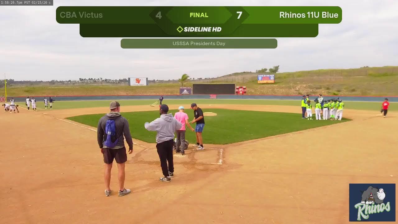 Rhinos 11U Blue vs. CBA Victus (2026.02.15)