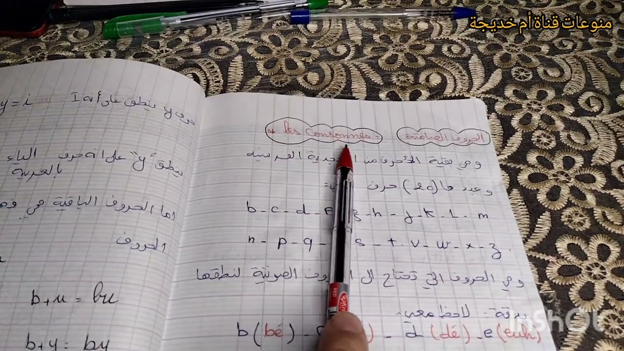 السنة الثالثة ابتدائي لغة فرنسية الدروس الاولى