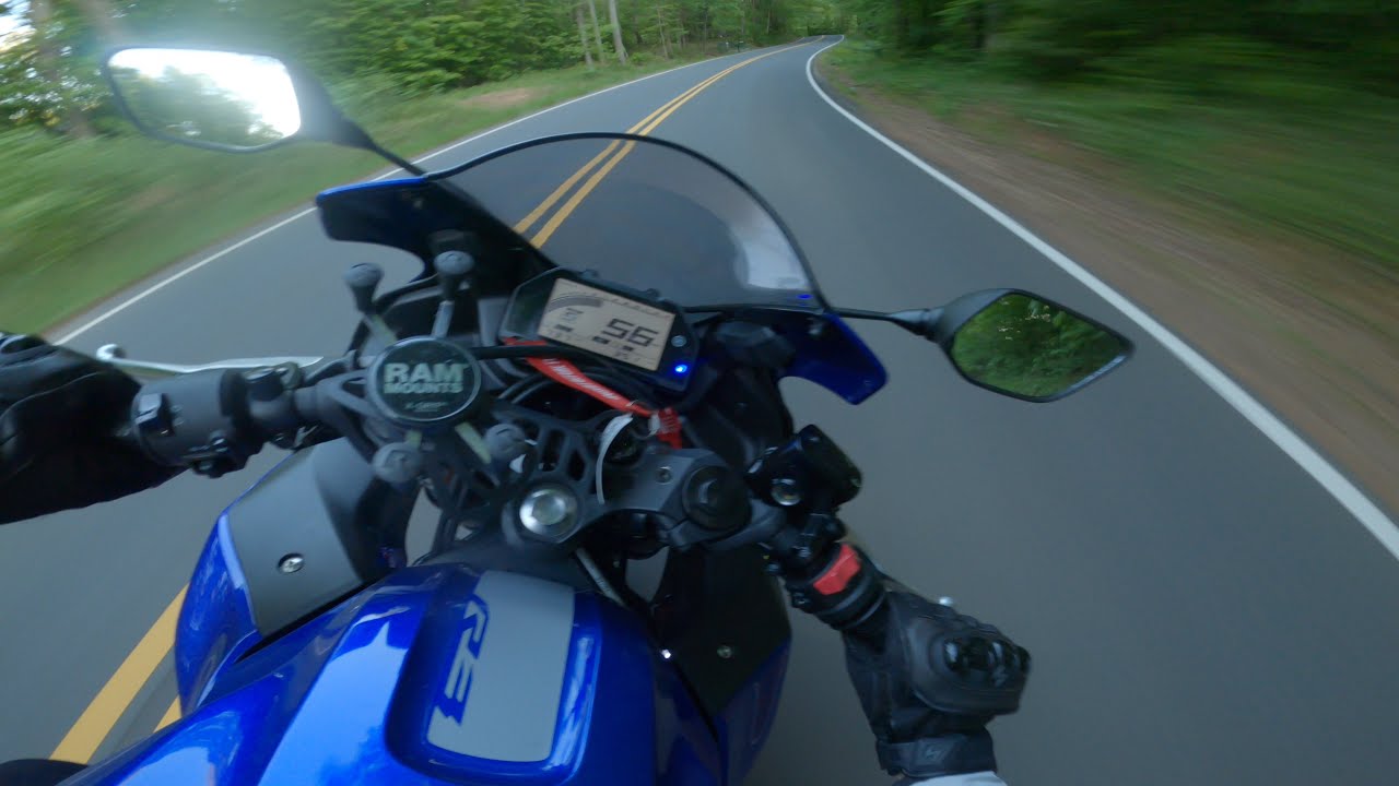 2020 Yamaha YZF-R3 First Ride on Twisty Road *GoPro Hero 8*