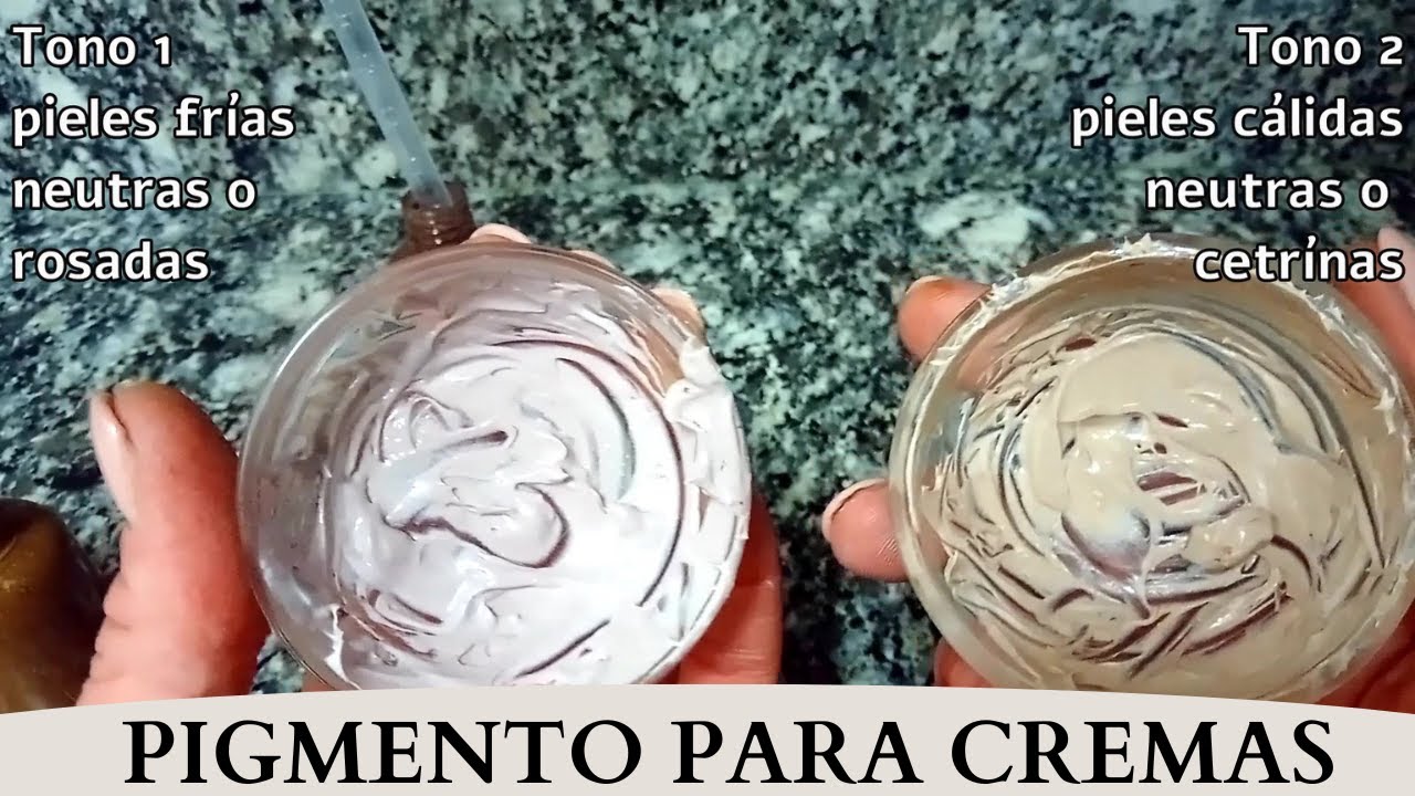Cómo hacer un PIGMENTO PARA MODIFICAR EL TONO de nuestras CREMAS y PROTECTORES SOLARES / Cosmética