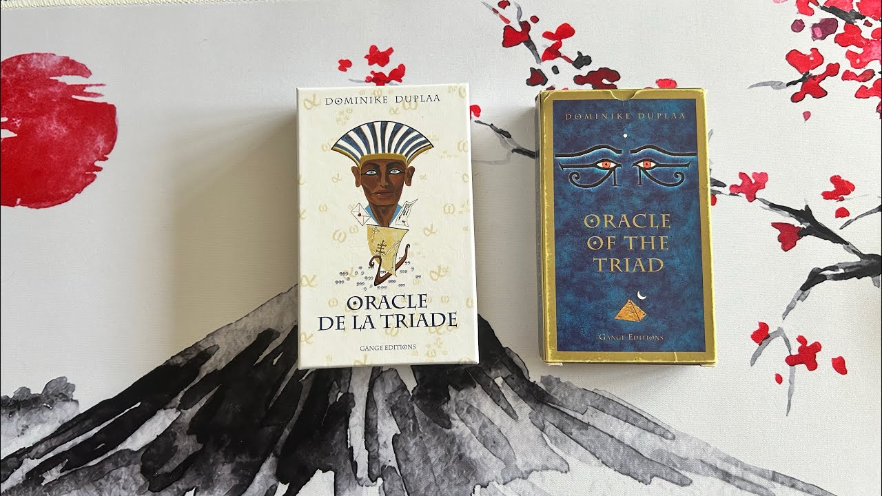 Oracle de la triade (version blanche)  Tirage intuitif et présentation du jeu #lacavernedeloracle