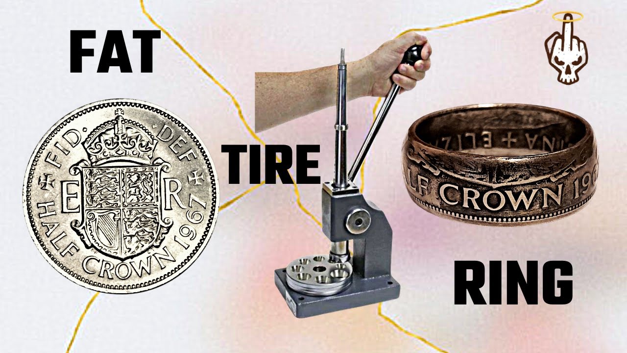 How BIG Can a Half Crown Fat Tire Coin Ring Get? 😲 MEGA Stretcher Coin Ring Test