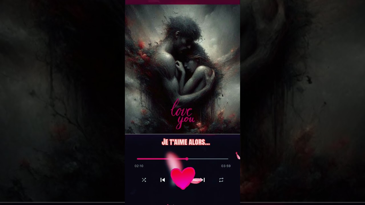 Je t’aime alors… 💔 #music #creationsurmesure #musique #love #creation #newsong 