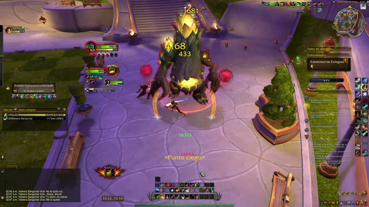 Calamidad del colegiado: Resplandor invasivo - World of Warcraft: Midnight
