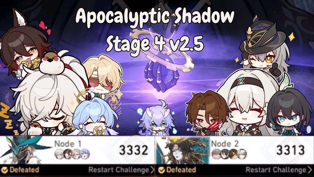 E0S1 JingYuan & E0S0 Firefly - Honkai Star Rail Apocalyptic Shadow 4 v2.5