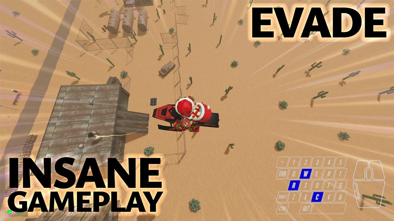 Evade Emote Hopping Gameplay | Roblox Evade Insane Gameplay #5