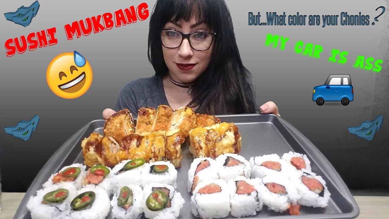 Sushi Mukbang | Car Issues Storytime | Eating show