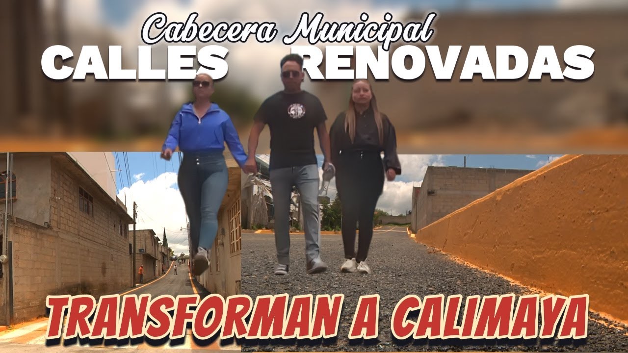 🏗️🚧 Calles renovadas que transforman la vida en Calimaya ✨🚶&zwj;♀️🚶&zwj;♂️