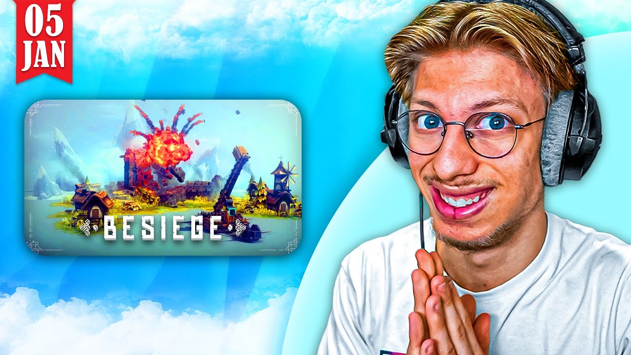 J'ai construit les PIRES véhicules sur Besiege - Rediffusion StundZow du 05/01