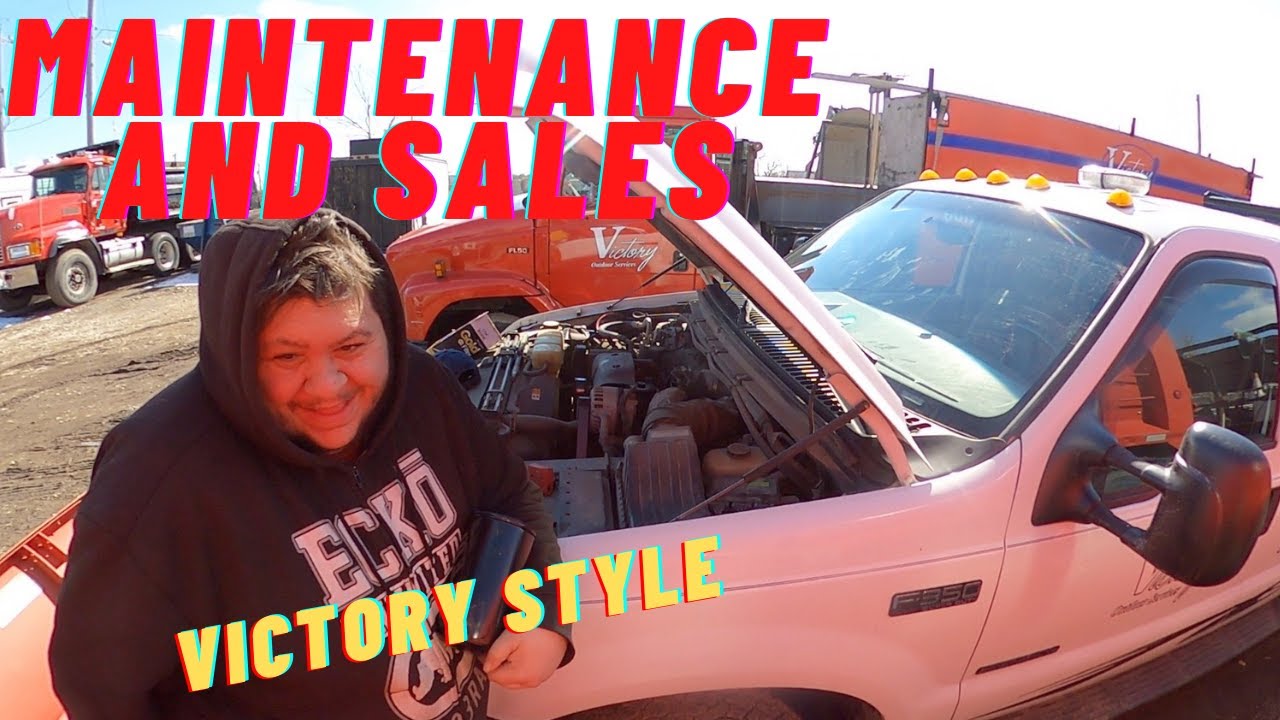 Equipment maintenance with Darryl and Darryl-Victory Outdoor Services