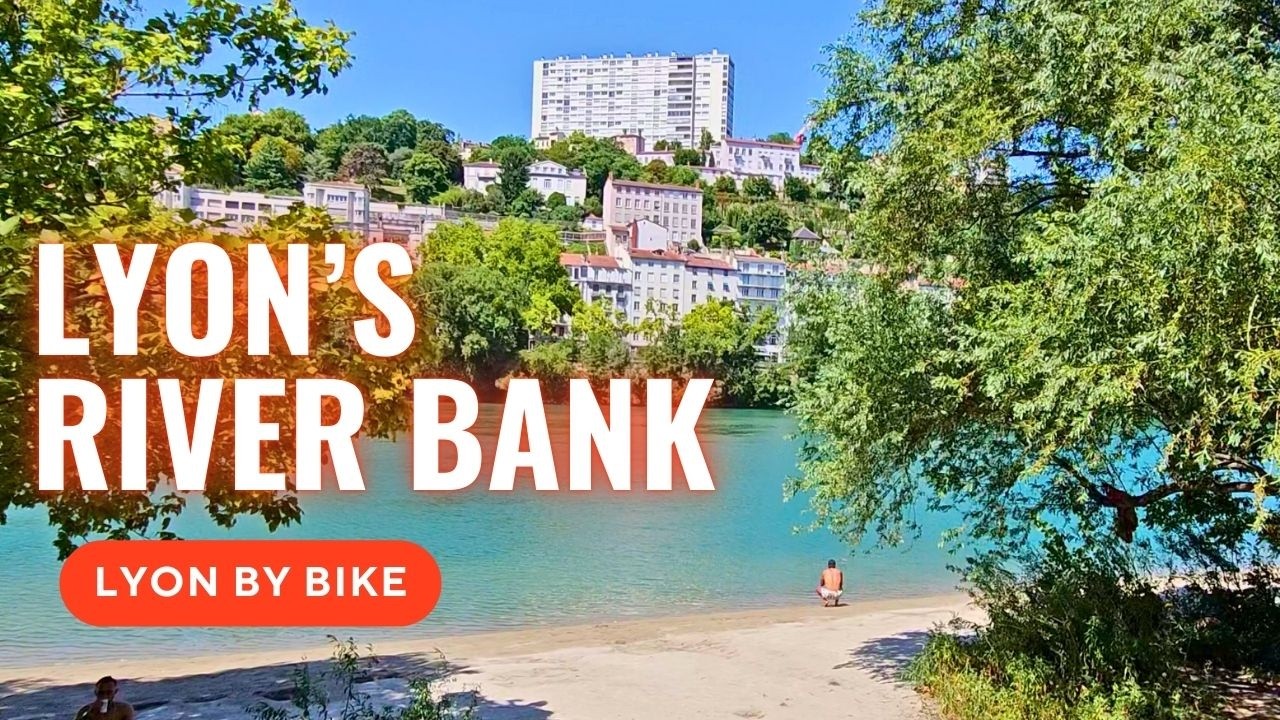 🚴🏼‍♂️ Lyon POV Bike trip from Confluence to Cité Internationale (ASMR)