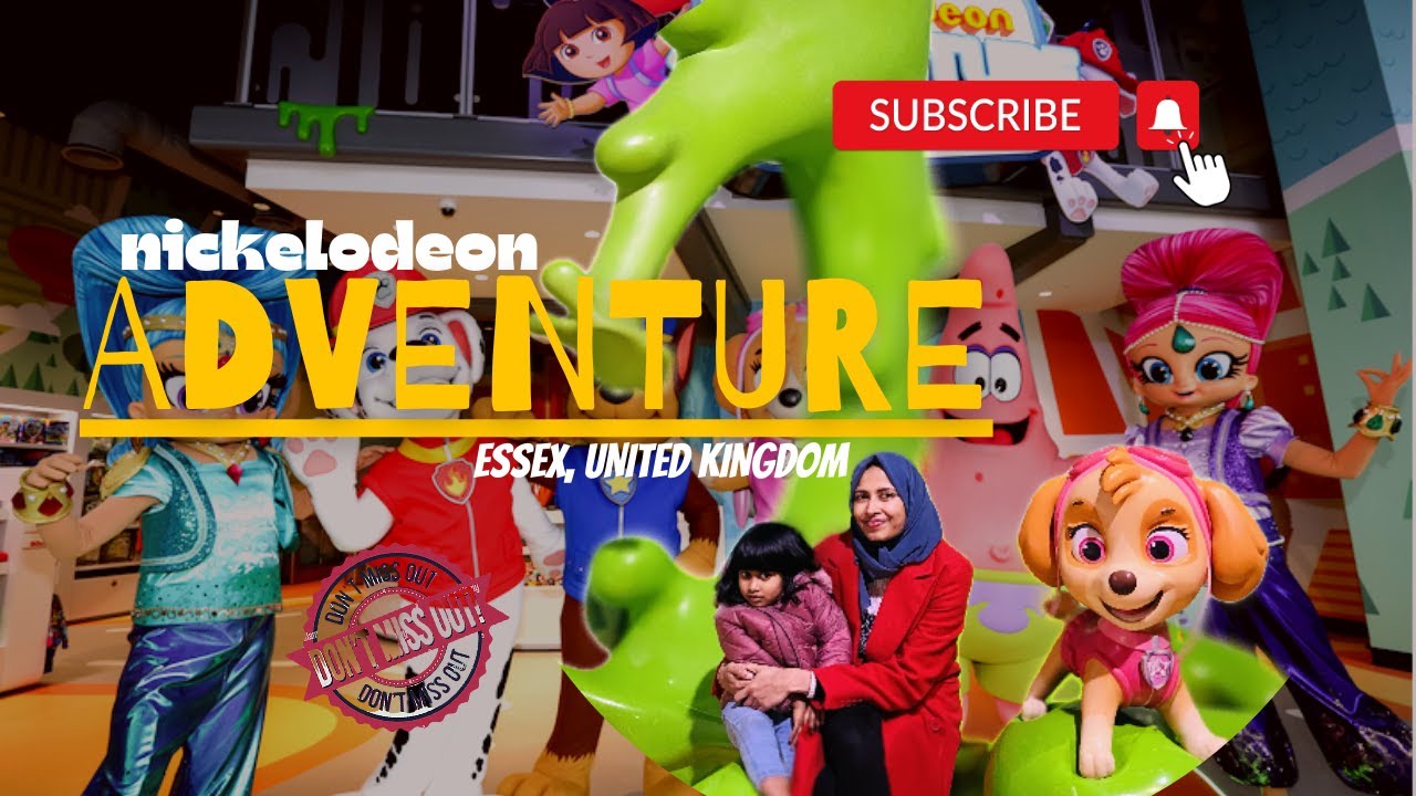 NICKELODEON ADVENTURE - ESSEX, ENGLAND| FAMILY ADVENTURE | 4K HD VIDEO| DECEMBER 2023